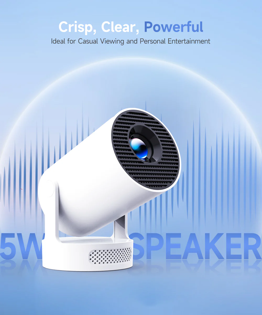 Magcubic 8K HY300 Pro+ Projector Built in 5W Speaker 1280*720P Android 14 200 Lumens Wifi6 BT5.4 Outdoor Portable Projector - Image 4